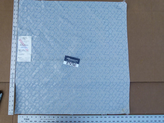 20 EV30 Scalamandre Grey Watkins Grande Light Blue Abstract Small Scale MSRP USD238/y