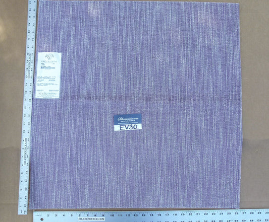 40 EV30 Scalamandre Grey Watkins Tamil Lilac Purple Strie Texture Square 27x26 inches MSRP USD290/y