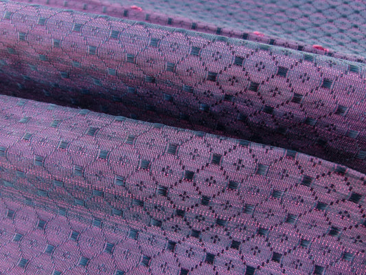 58 EV30 Scalamandre Durano Horsehair Red Black Cotton Warp Square 26 x 24 inches MSRP USD342/y