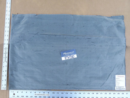 61 EV30 Scalamandre Dynasty Taffeta Chalkboard Silk Gray 17 x 26 inches MSRP USD 322/y