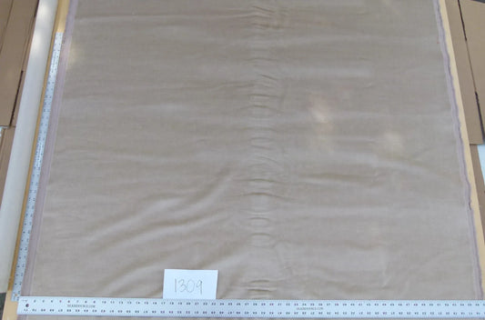 1.8 Yards Beacon Hill Silk Mohair Velvet in Sandlewood Tan MSRP 428/y Minor Defect