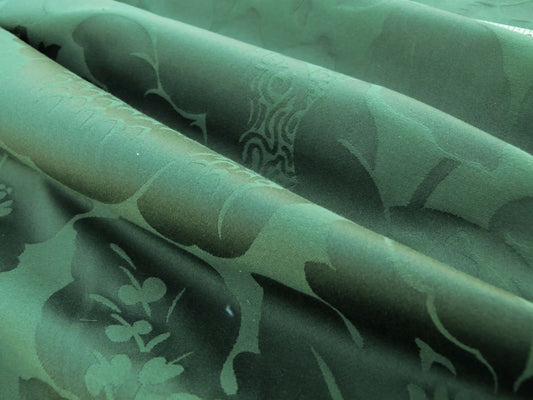 Scalamandre Kensington Damask Cotton - Deep Green