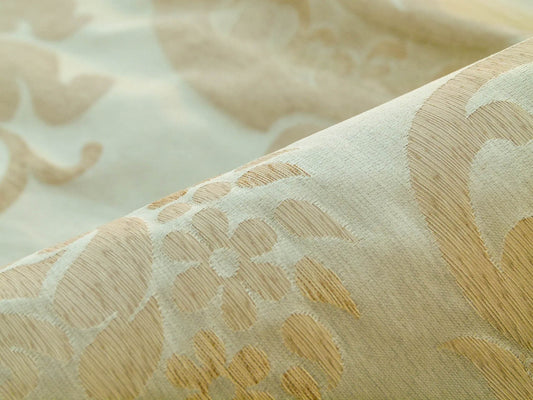 Scalamandre Bellona Midas Renaissance Silk Cotton - Yellow Beige
