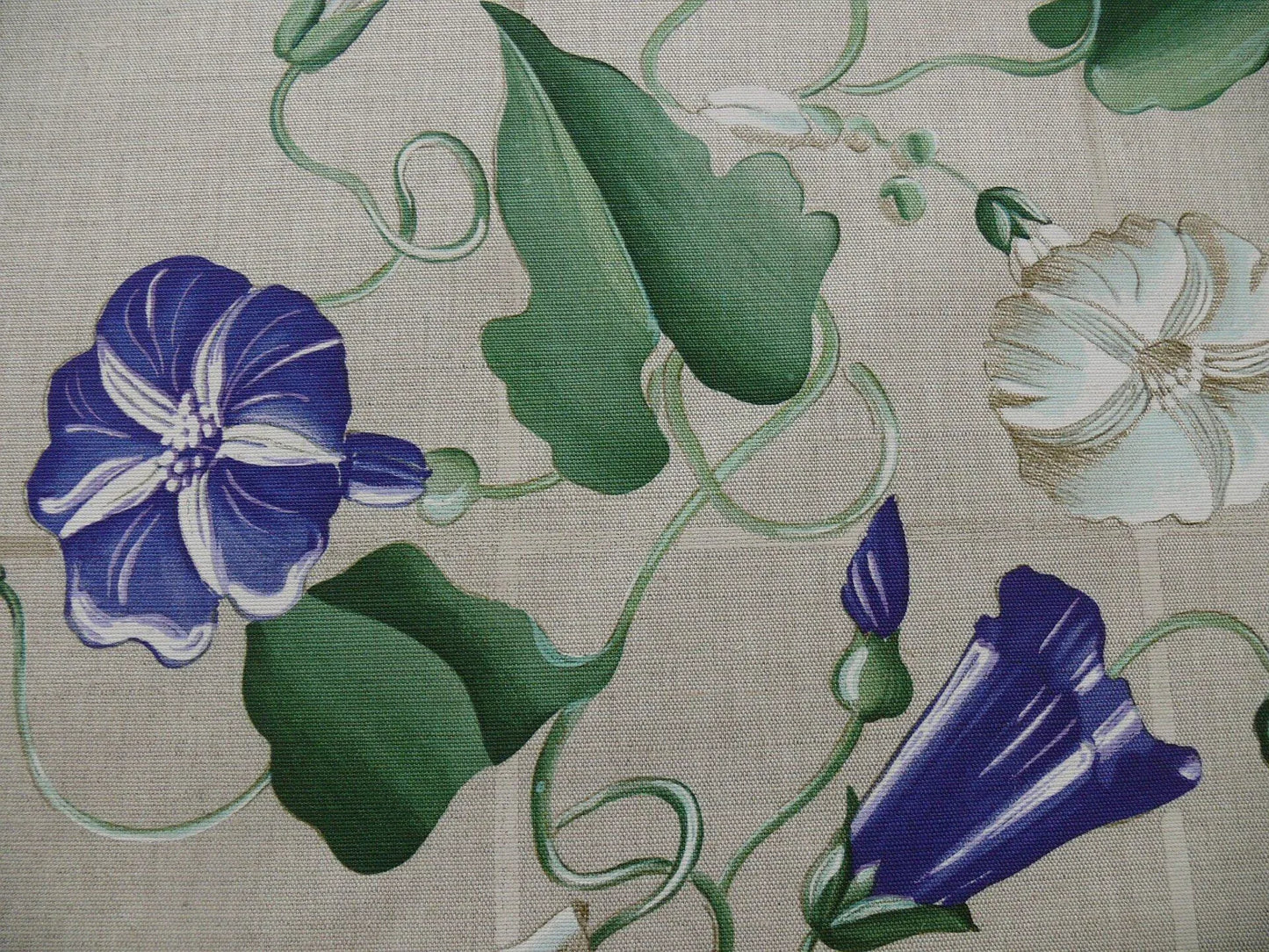 Brunschwig & Fils Glorious Morning Linen Print Darker Natural 4.5yds Morning Glory Trellis (copy)