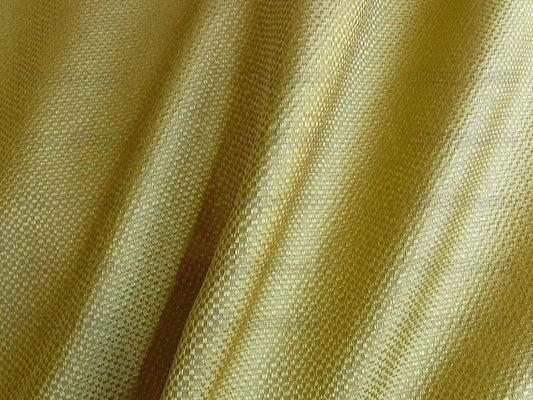 100% Silk Damask Textured Check "sage" Light Green Gold Raffia Basket