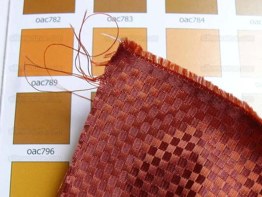 High End 100% Silk Mini Check "monarch" Red Heavy! MSRP USD275/Y