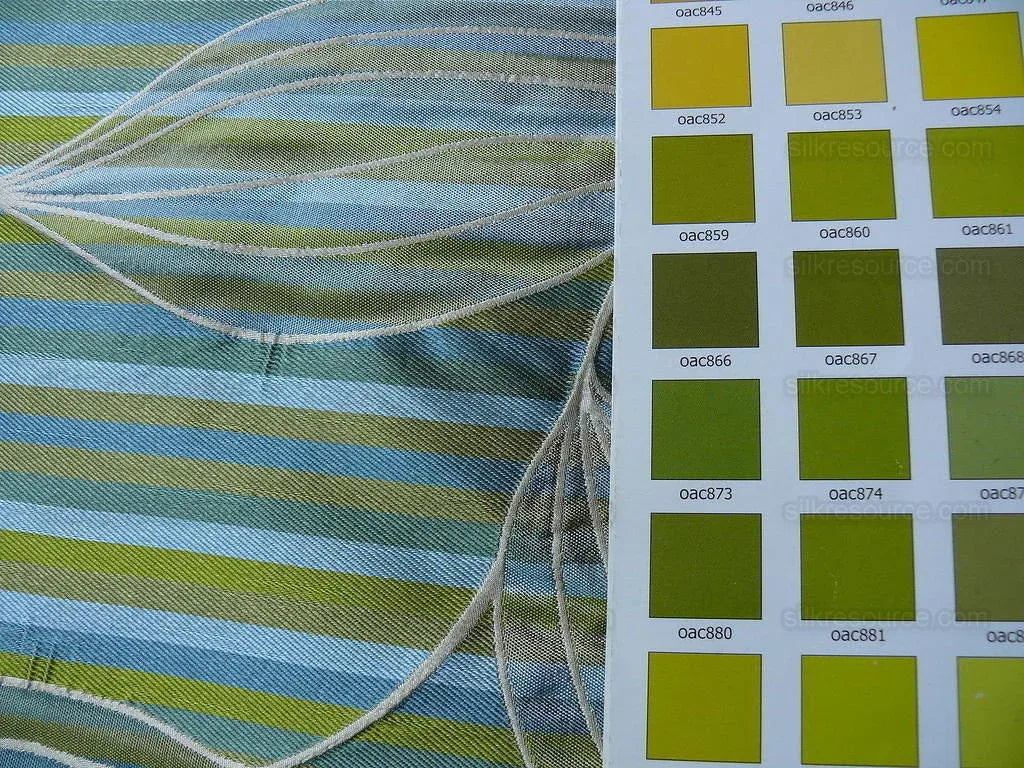 Beacon Hill 100% Silk Lampas Modern Vine "cloud" Cream MSRP USD200+/y