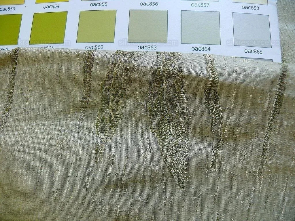 Heavy Silk Lampas Peony Buds In Golden Drizzle "purple Haze"