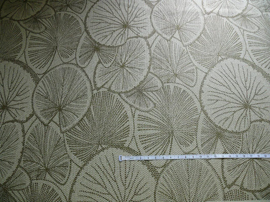 Brunschwig & Fils Del Lago Tropical Print On Speckled Chenille Bty #387