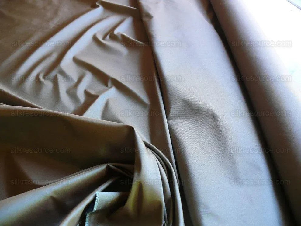 By Yard Lee Jofa Palais Silk Taffeta Olive Green 100% Silk True French Lyon Silk