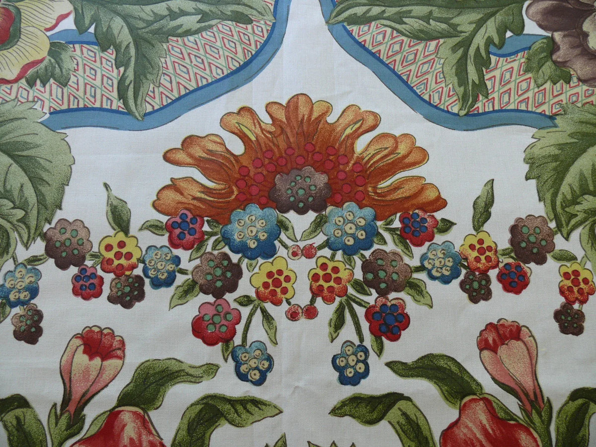 By yard Tassinari and Chatel Louise Marie French Court Print Cotton MSRP USD 500+/y