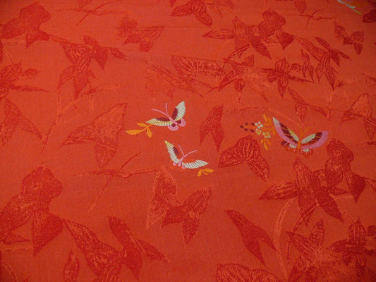 Scalamandre Papilio Coquelicot Butterfly Fil Coup MSRP USD 220/Y