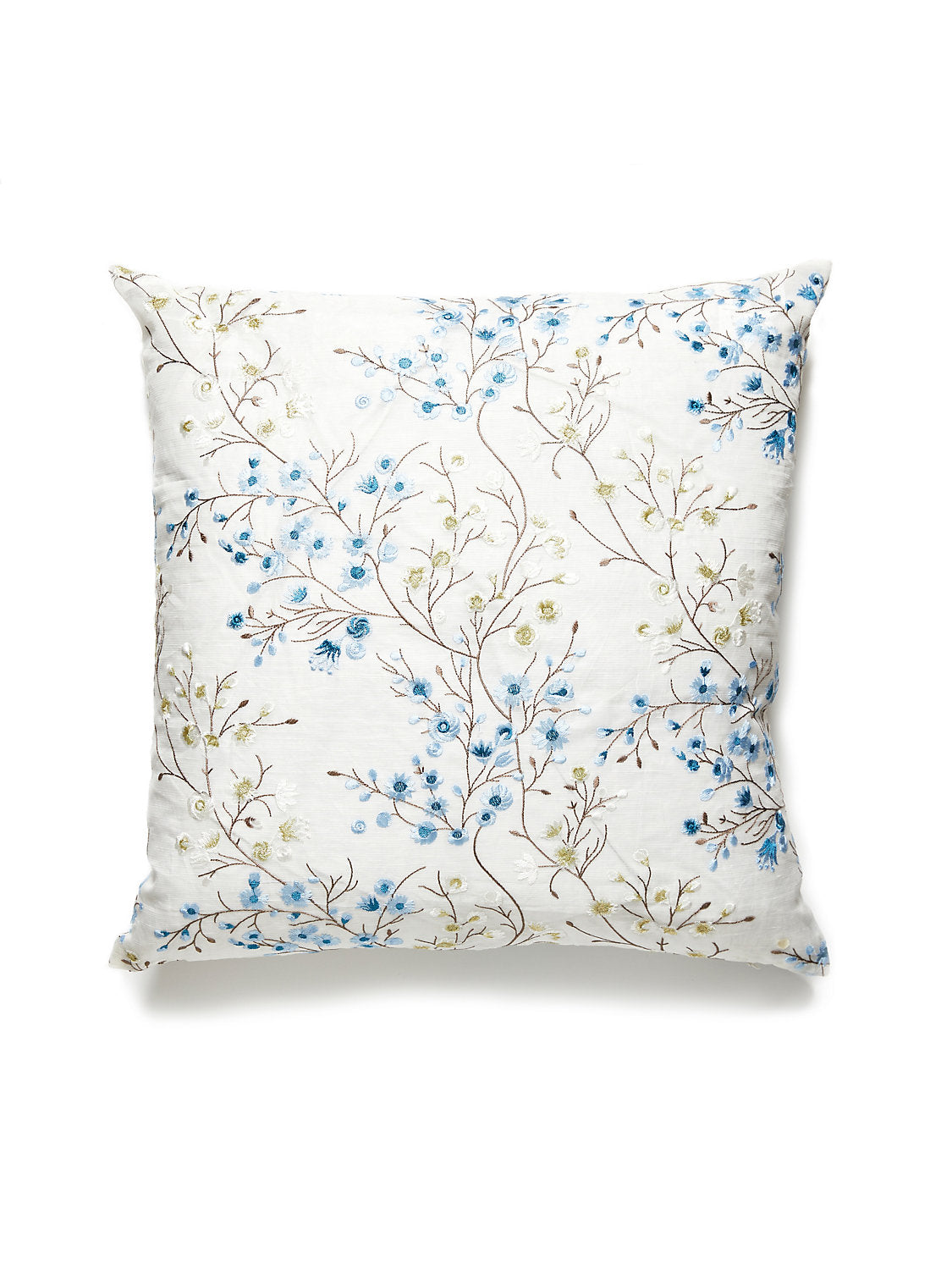 Old World Weavers Lilette Sheer 22 X 22 - Porcelain Decorative Pillow