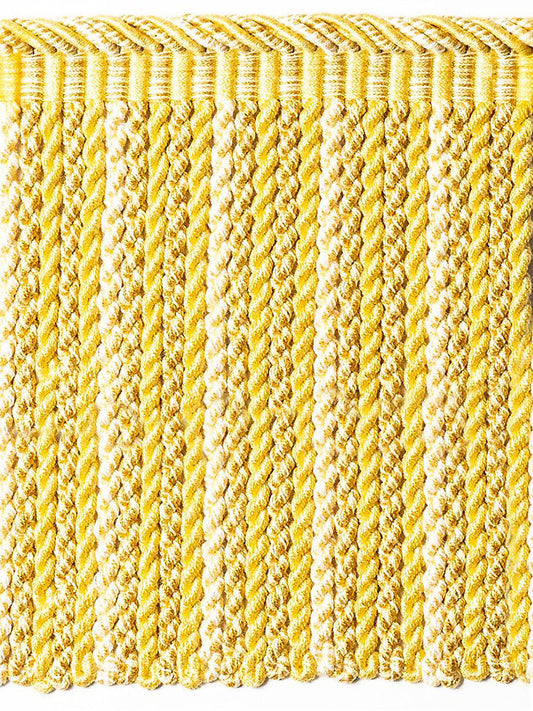 Scalamandre Safari Bullion Fringe B Pewter 100% Viscose Vanilla Off White Pale Yellow MSRP USD308/y