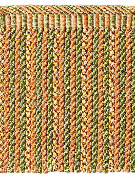 Scalamandre Safari Bullion Fringe B Sage Rose Green Pink 100% Viscose MSRP USD308/y