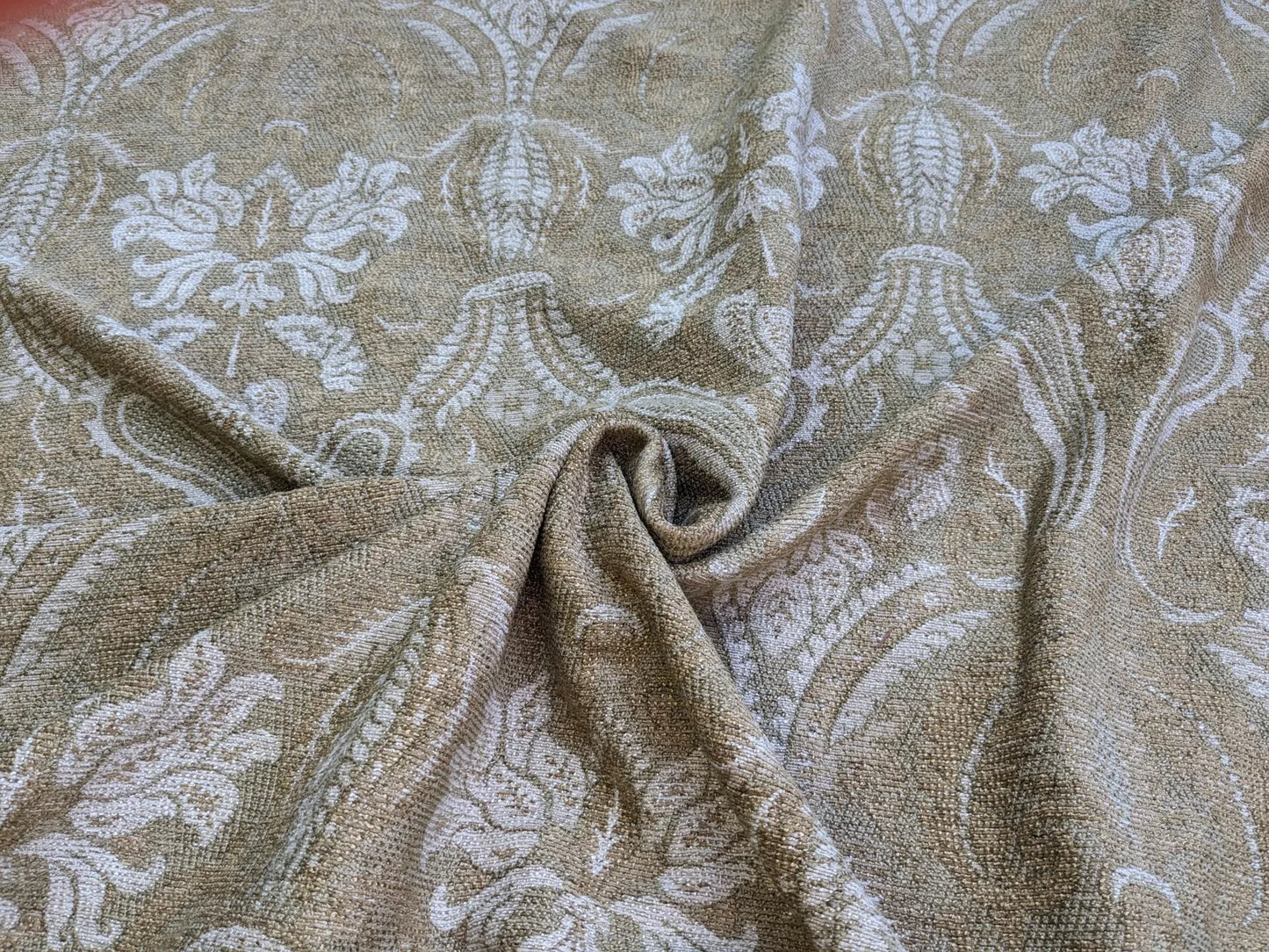 Scalamandre Classic Renaissance Medallion in Golden Chenille