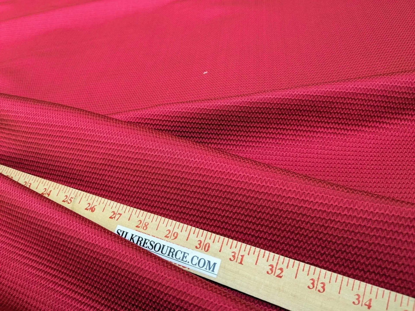 by yard Scalamandre Pickfair Red Bliss Red Honeycomb 100% Cotton MSRP USD 280/Y