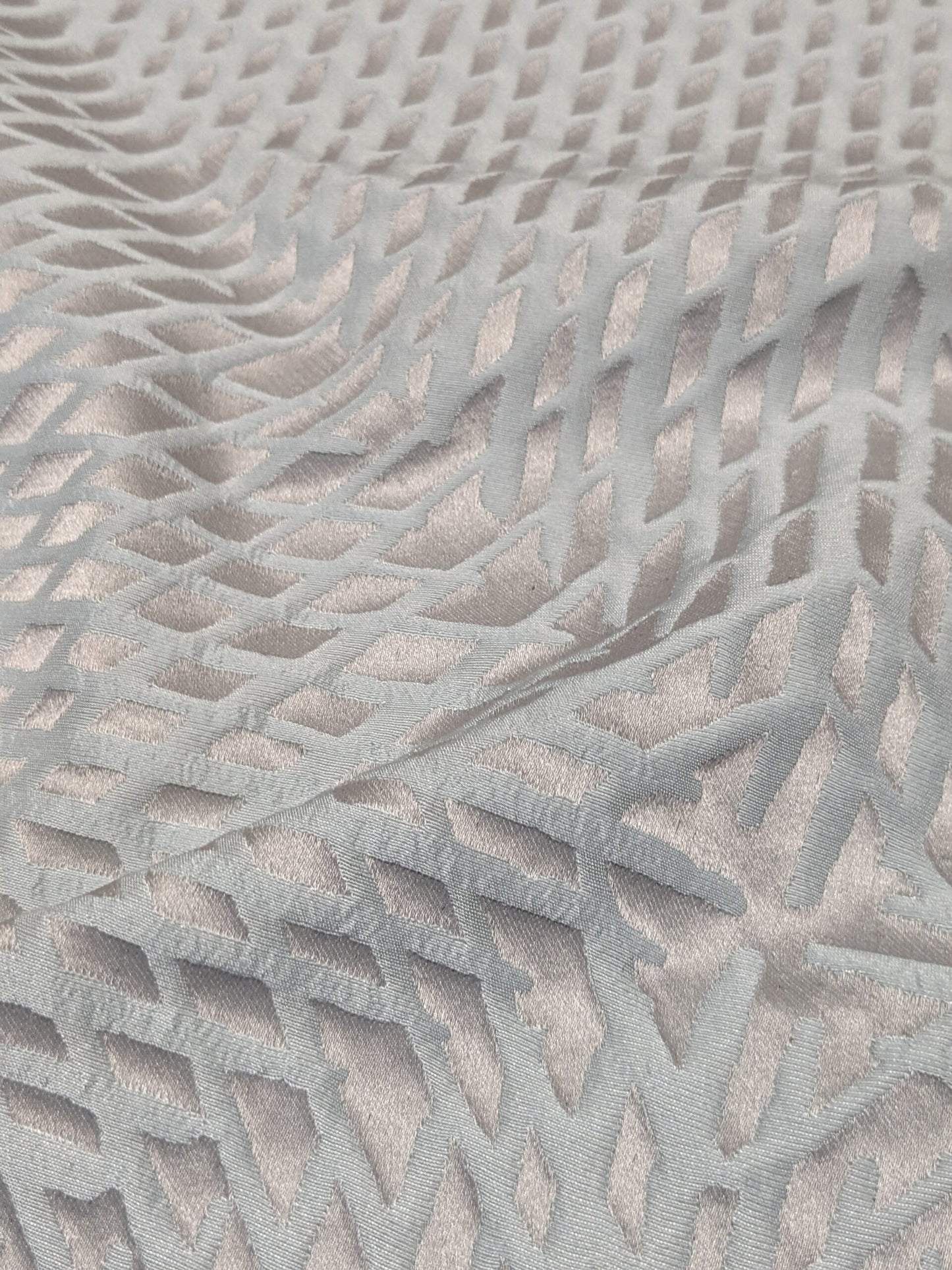 15 EV34 Special Square Jacquard by Lelievre Paris Baccara M1 Opale Cream White Small Scale Texture Diamond Polyester MSRP USD300+/y