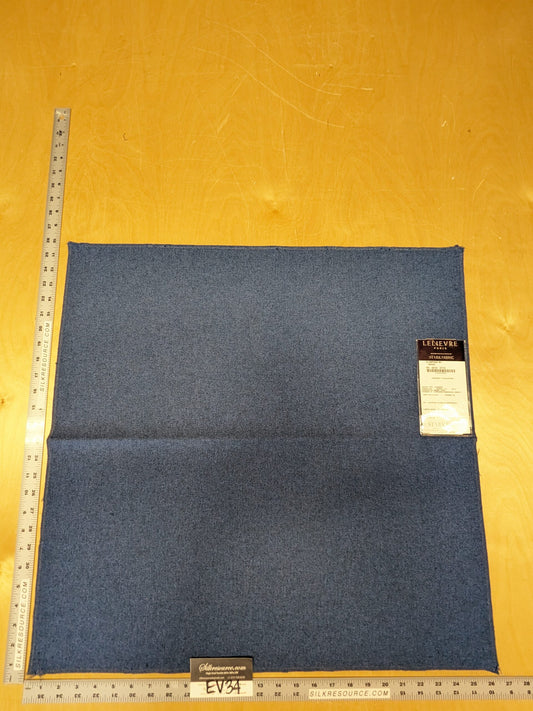 41 EV34 Special Square Plains/Textures by Lelievre Olympique M1 Indigo Navy blue Solid MSRP300+/y