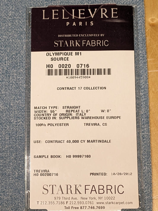 42 EV34 Special Square Plains/Textures by Lelievre Olympique M1 Source Gray Solid MSRP300+/y