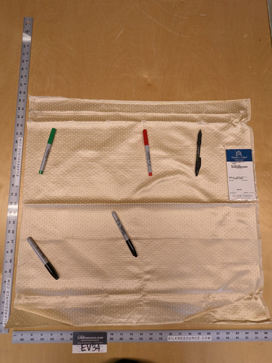 60 EV34 Special Square Jacquard by Tassinari and Chatel Alexandra Seme Le Creme MSRP USD 300+/y