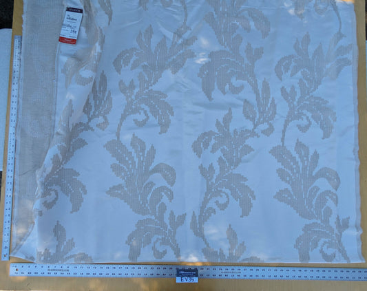 32 EV35 Length 2.5y Lelievre Paris Asuka Nacre Cream White Botanical Foliage MSRP USD688/y