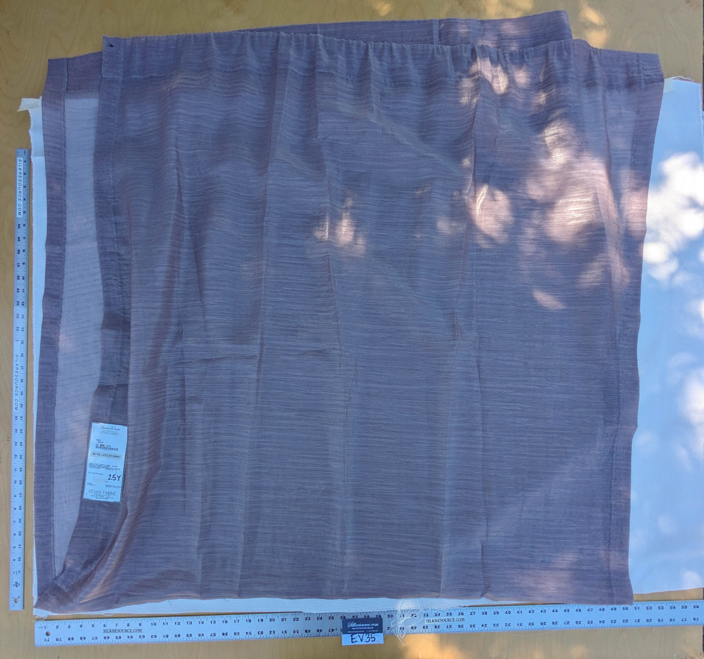 39 EV35 Length 2.5y Christian Fischbacher Aqua Mauve Purple Solid MSRP USD 200+/y