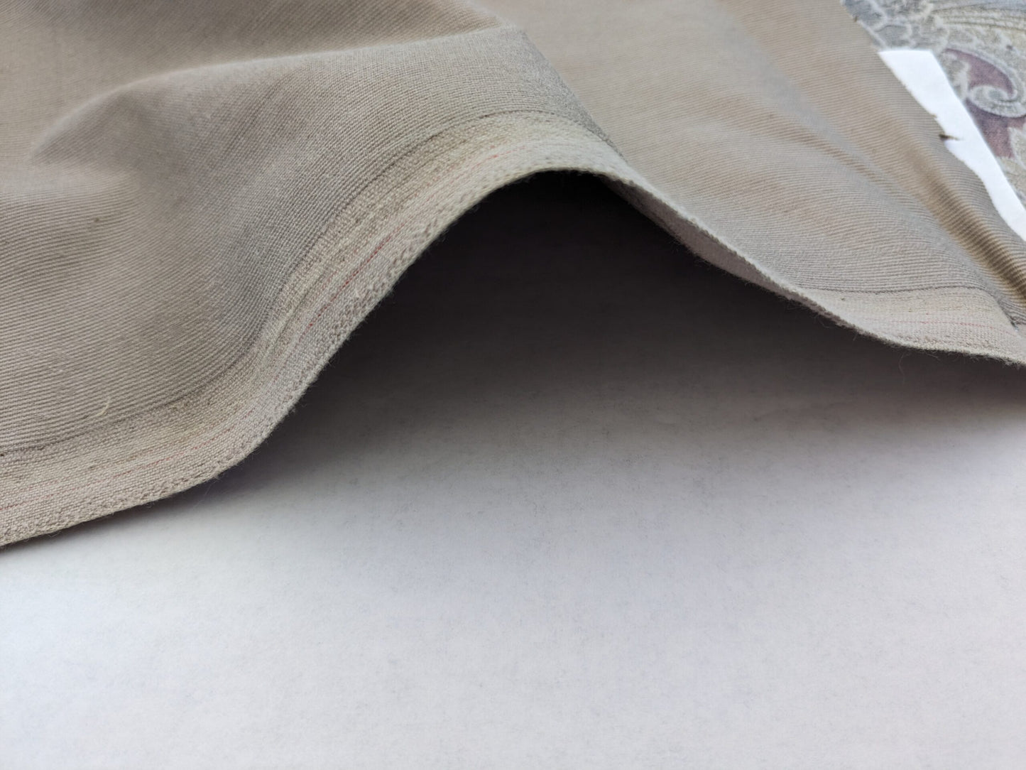 Scalamandre Palermo Velvet Paisley Amethyst Purple Printed Velvet Botanical Foliage MSRP USD610/y