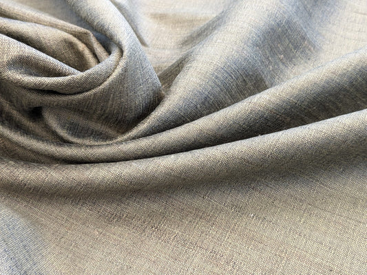 Scalamandre Vienne Texture Bronze Brown Silk Solid Texture MSRP USD 276/y