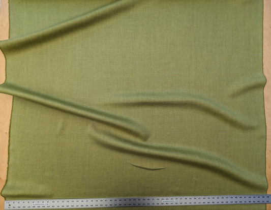 Scalamandre Lakeside Linen Lime Green Solid MSRP USD 158/y