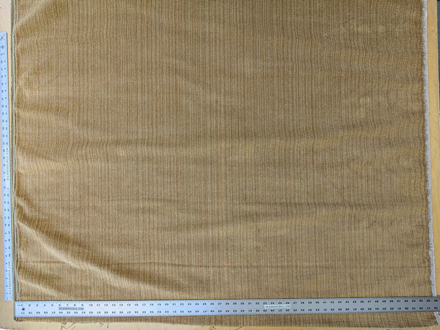 4.9y x 57" Scalamandre Brown Solid Texture Upholstery