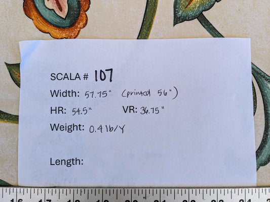 by yard Scalamandre Sanremo Botanical Floral Tree Foliage Butterfly Green Brown on White Cream