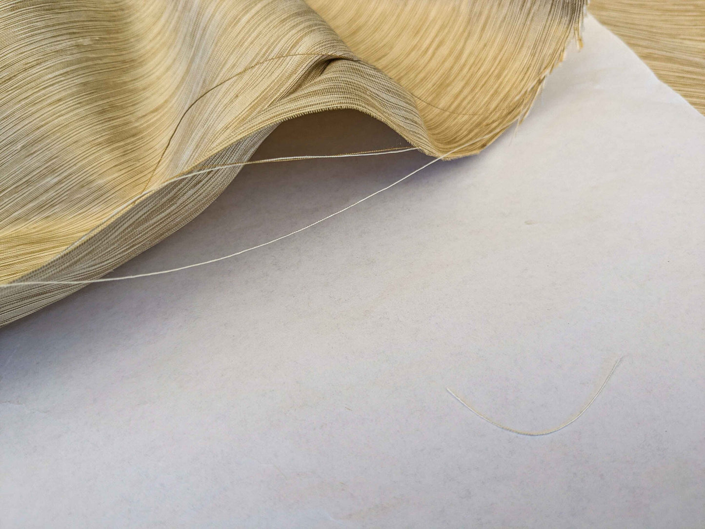 by yard Scalamandre Diffusion Silk Taffeta Sunray Wheat Beige Solid Classic