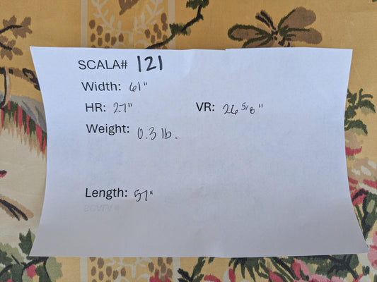 57"L x 61"W Scalamandre Lelievre Multi on Yellow "FOUNTAINEBLEAU" Love Bird Dove Pink Rose French Fabric