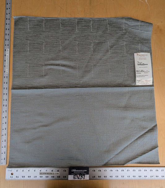 14 EV37 26" x 26" Aldeco Kali Blue Gray Texture Solid Small Jacquard