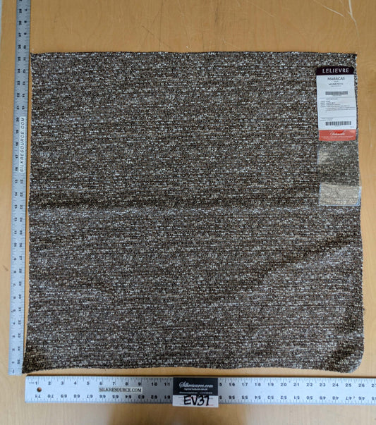52 EV37 25" x 25" Lelievre Paris Maracas Silex Dark Gray Solid Texture Polyester
