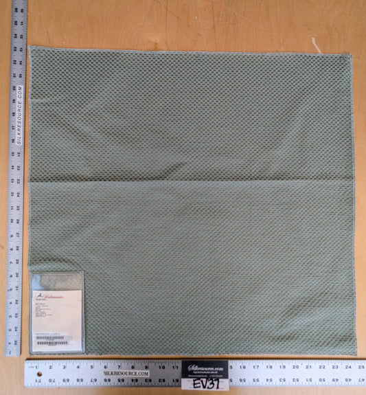 67 EV37 23" x 24" Scalamandre Rice Bean Artemisia Gray Damask Cotton Viscose Silk Small Scale MSRP USD350/y