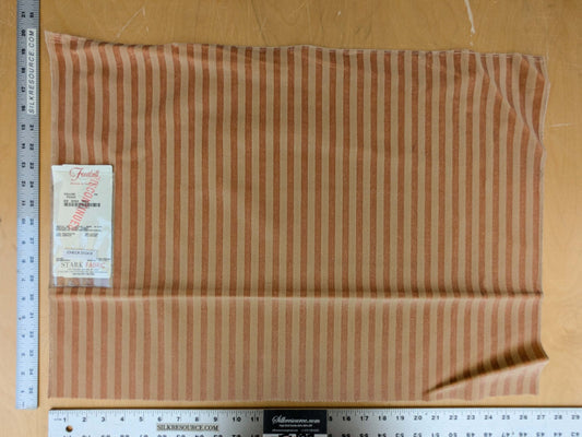 84 EV37 20" x 27" Fonthill Colline Peach Velvet Stripe