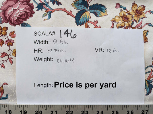 by yard Scalamandre Floral Botanical Foliage French Court