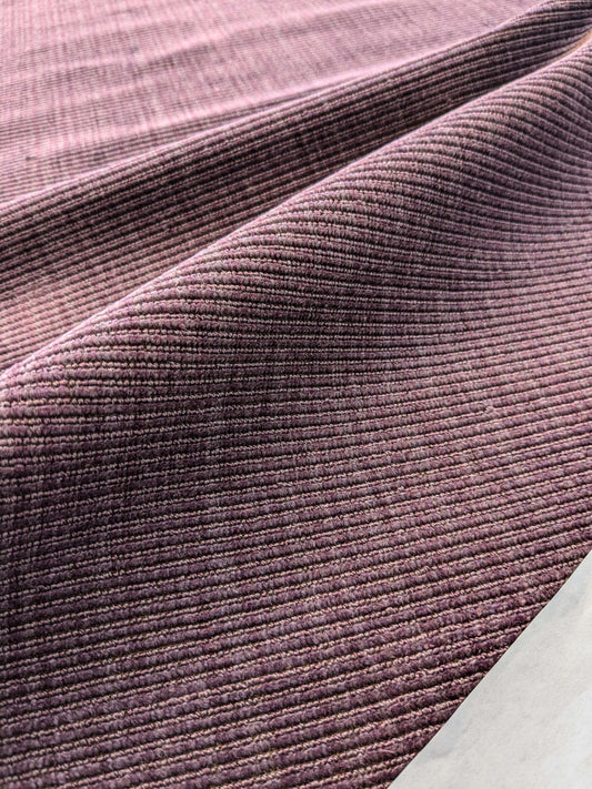 2.2 yards Scalamandre Strie Purple Solid Wool Heavy!