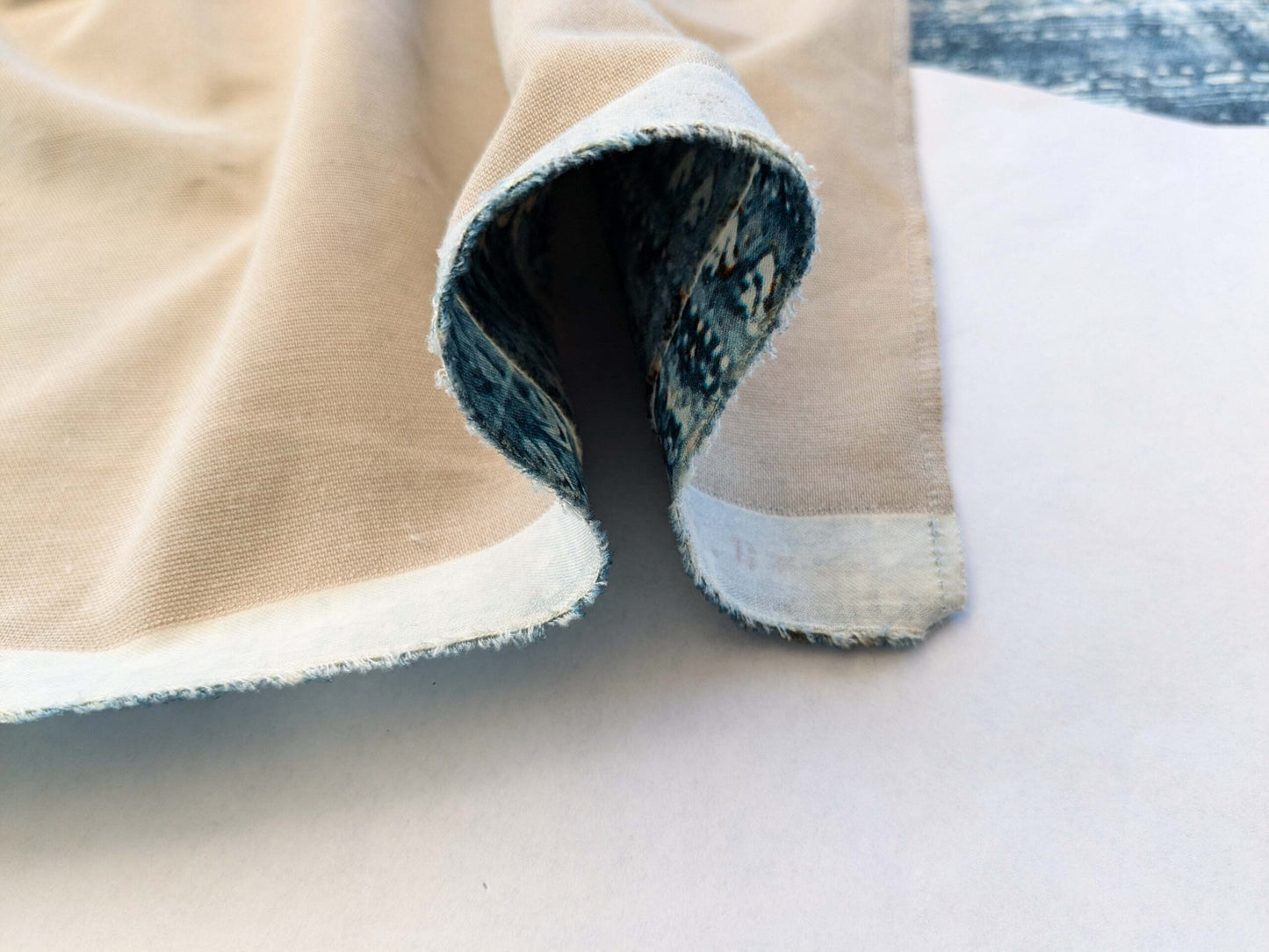 20 EV38 1.2yard x 57" Scalamandre Old World Weavers Travertine Grotto Silverpoint Blue Velvet Abstract Cotton MSRP USD256/y