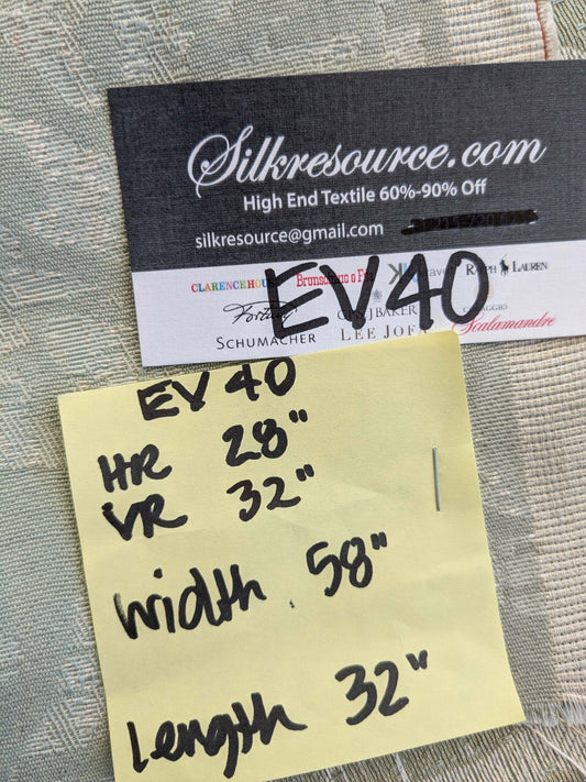 7 EV40 32" x 57 wide Scalamandre Gray Damask Medallion Renaissance