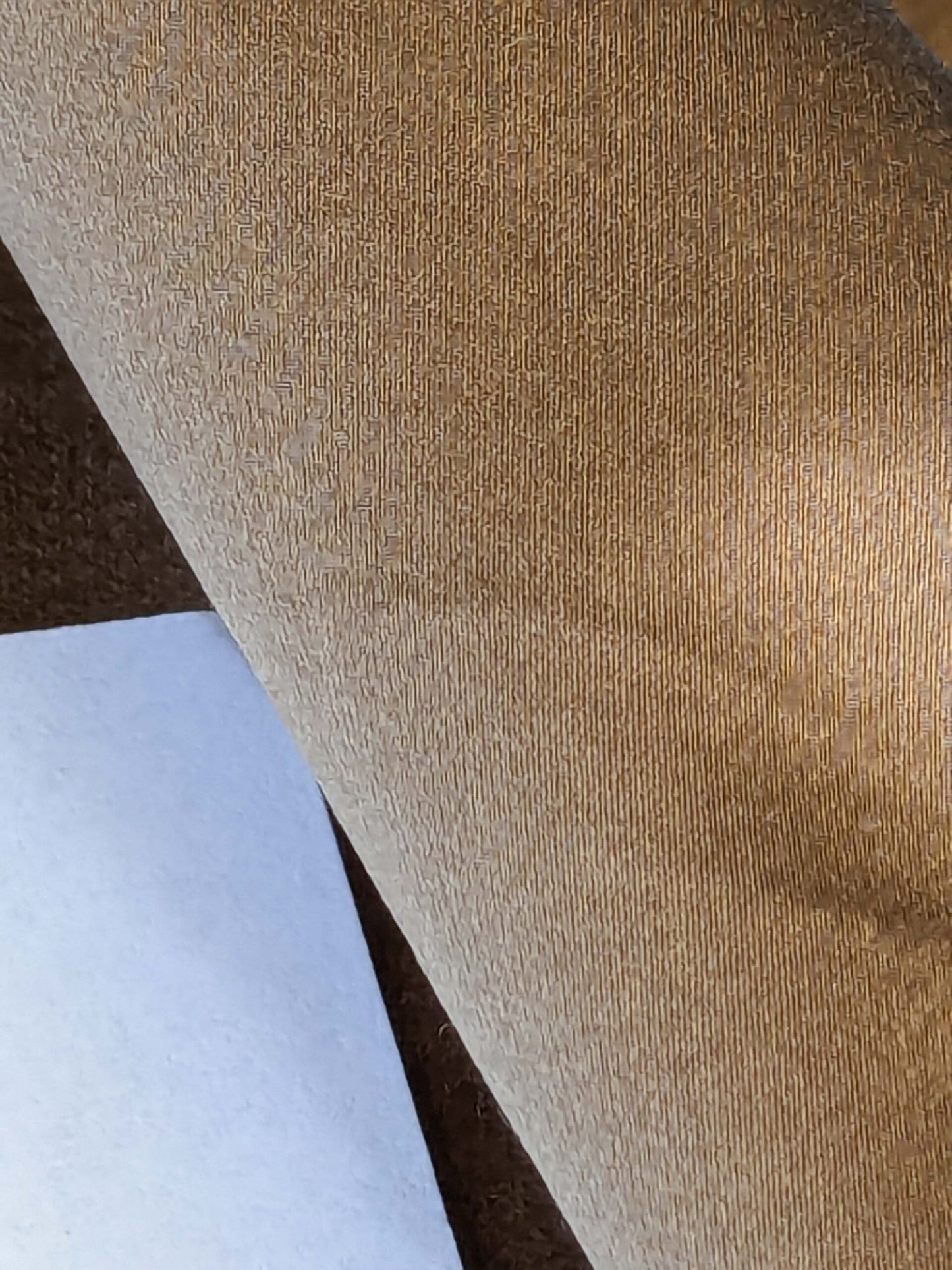 12 EV42 1.6y x 51"w Scalamandre Sophie Satin Brown Silk Satin Cotton Plain Solid