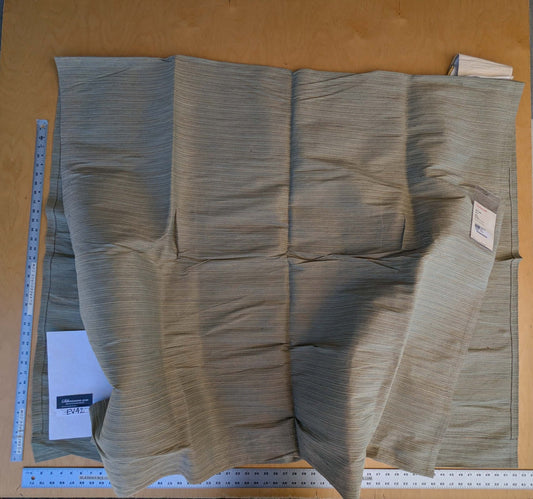 14 EV42 2.4y x 54"w Scalamandre Edisto Patina Brown Strie Texture Silk