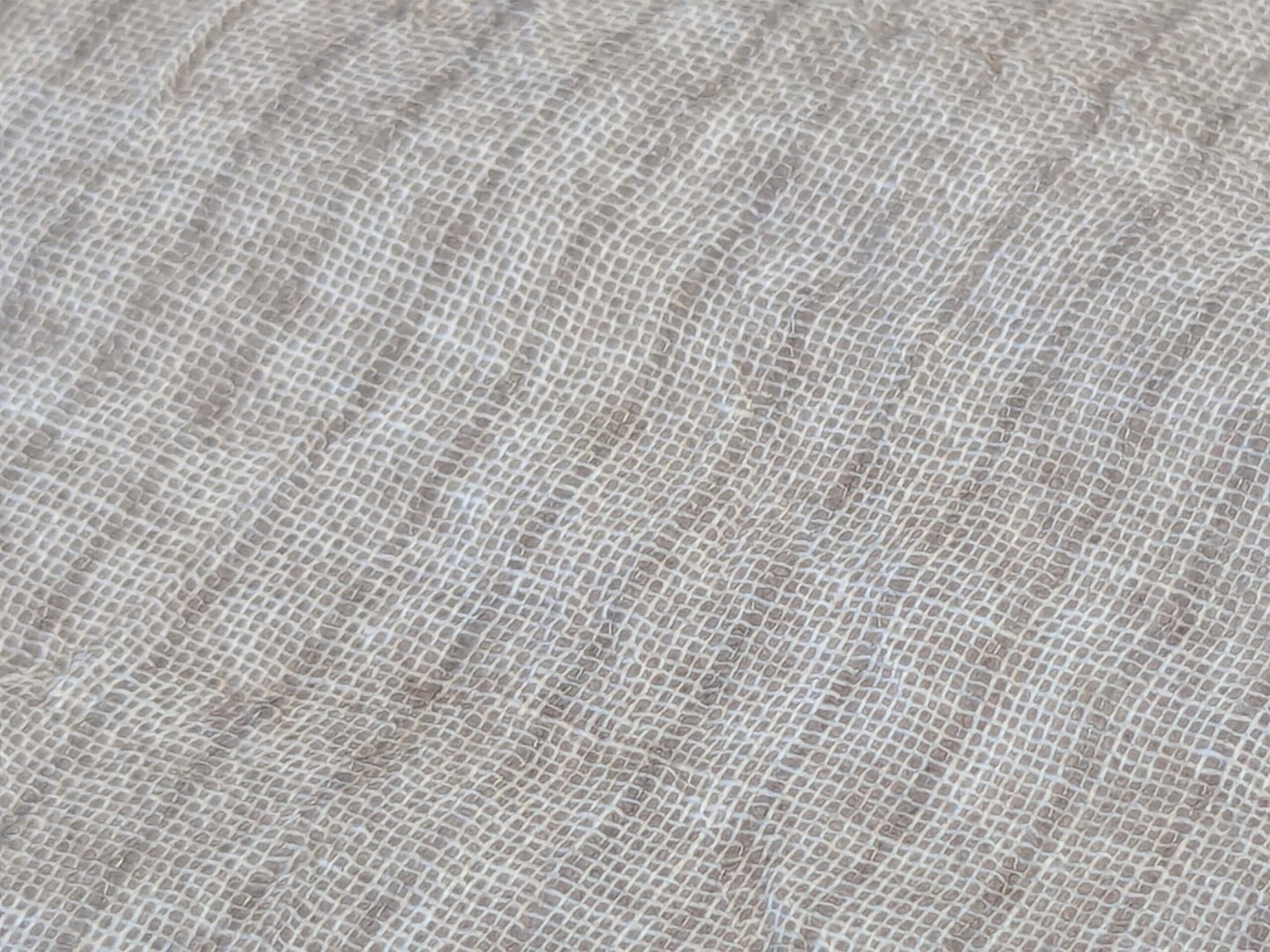 4 EV43 Sheers 2.4y x 53"w Scalamandre Christian Fischbacher Nuvola Cocoa Gray Sheers Stripe MSRP USD 516/y