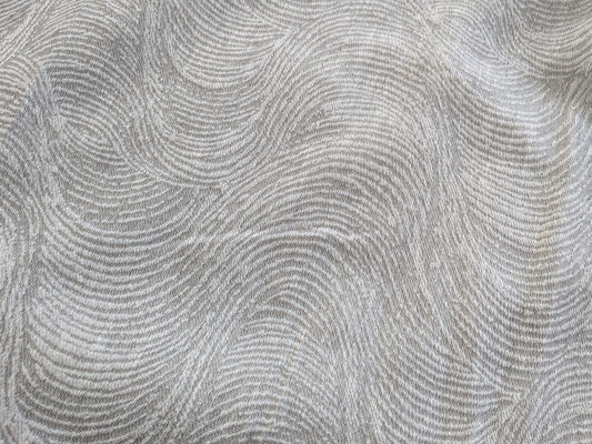 10 EV43 Sheers 2.4y x 559"w Scalamandre Rollingstone WLB Cloud Gray Wave Strie Texture