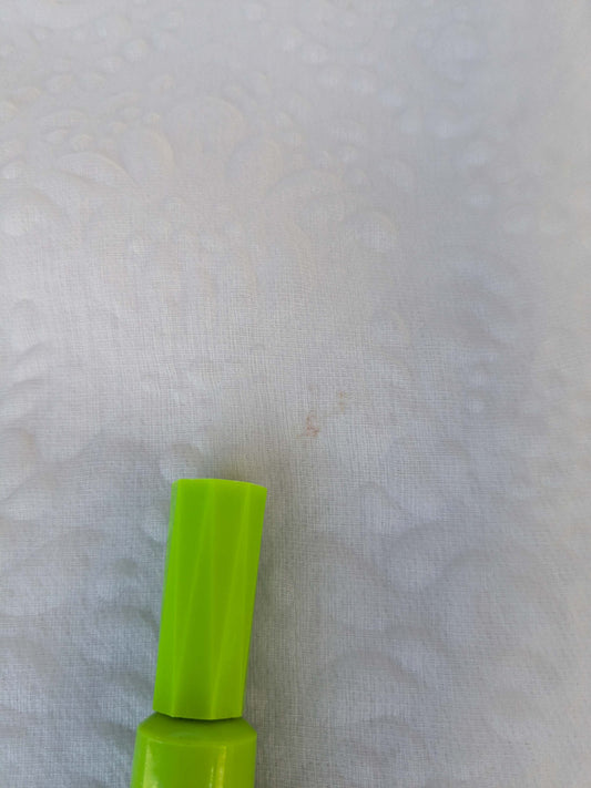 12 EV43 Sheers 2.4y x 56"w Scalamandre Christian Fischbacher Orient Light Eggshell Abstract Jacquard Small Stain