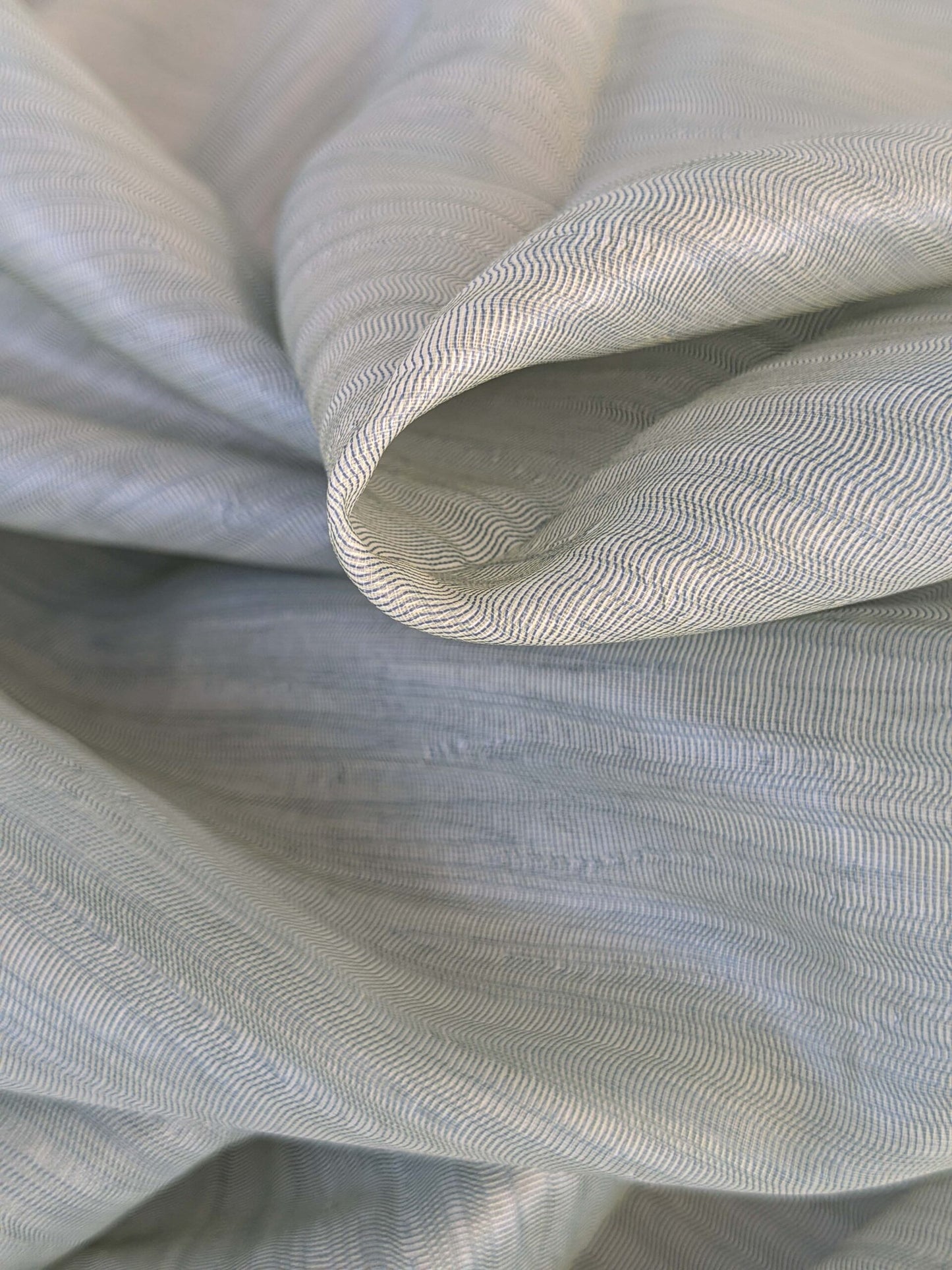 21 EV43 Sheers 2.4y x 56"w with Scalamandre Christian Fischbacher Aqua Verdigris Solid Polyester Gray