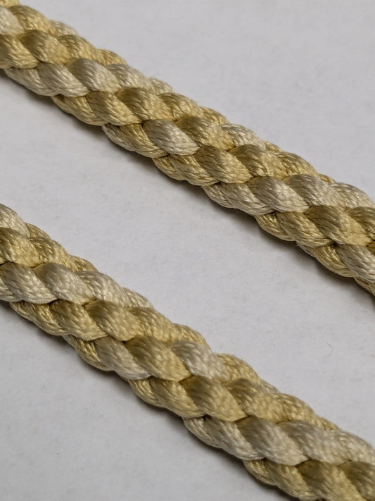 Scalamandre Rope Trim Silk - Beige Yellow