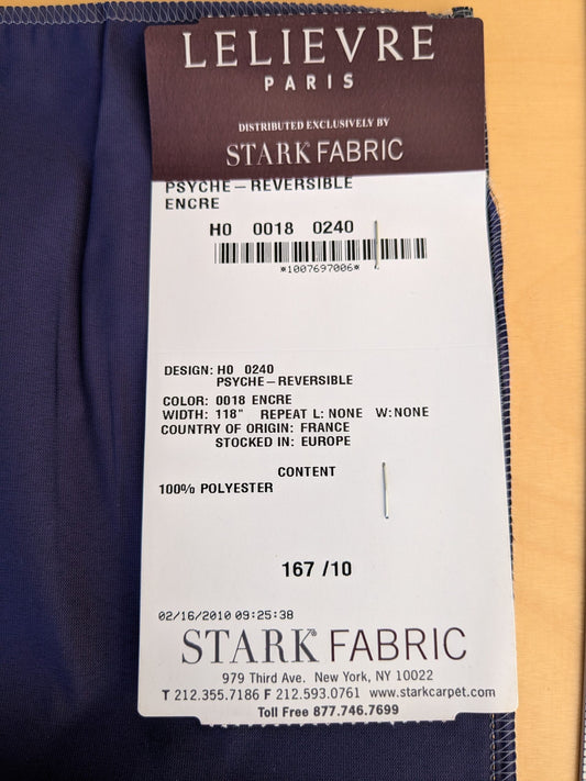 49 EV45 Square Scalamandre Lelievre Paris Psyche Reversible Encre Purple Polyester Solid Taffeta